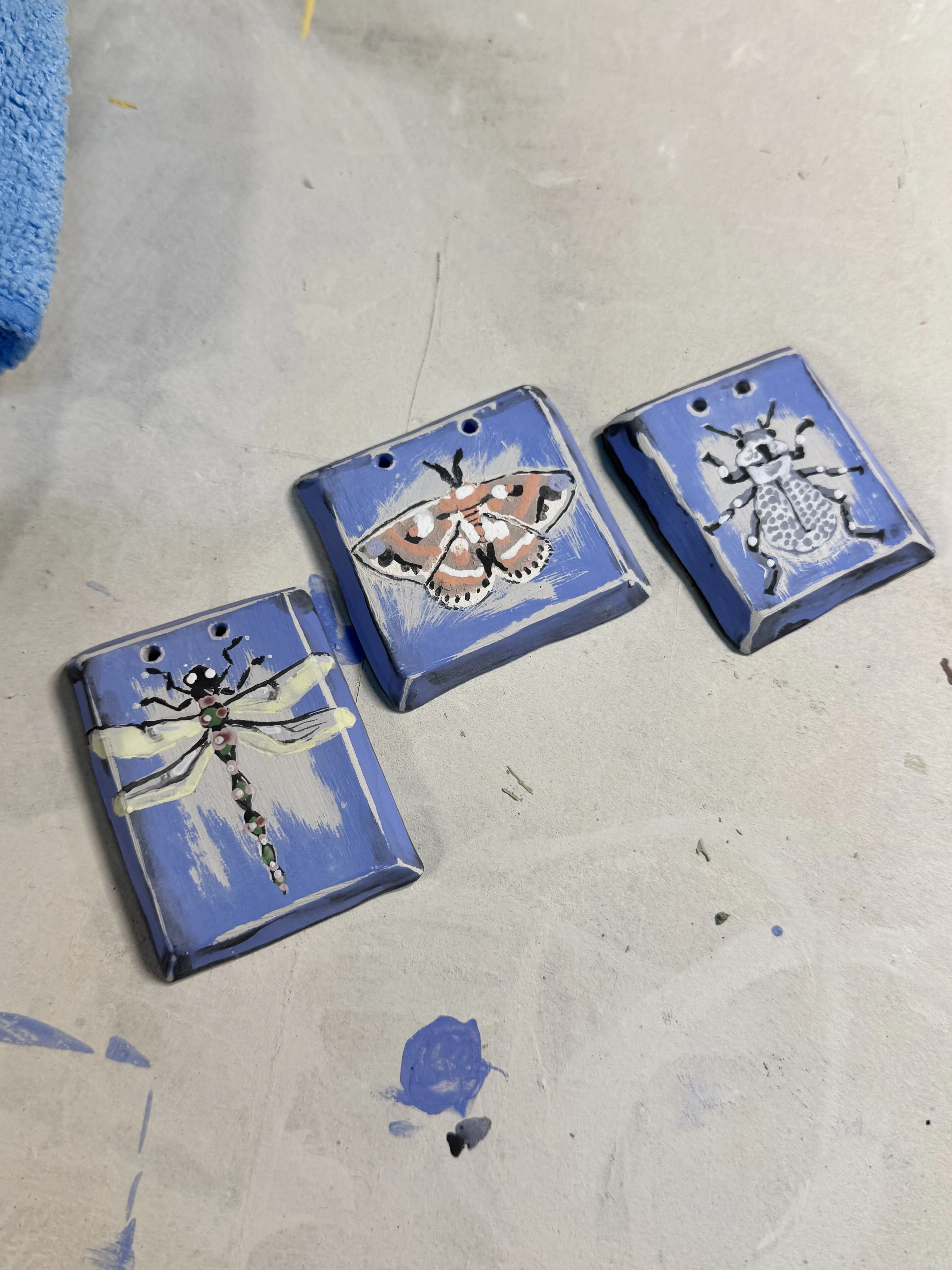 Pendants, Stoneware, glazed, 2026