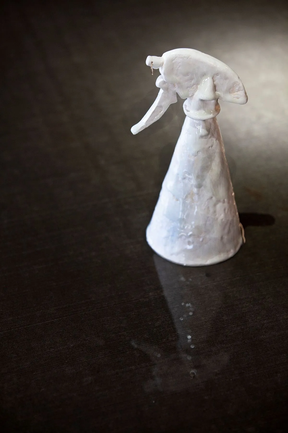 Spray Bottle (White Cone), Porcelain, white glaze, 2023